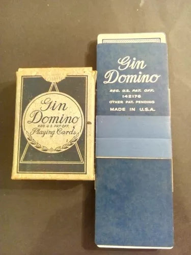 Byclcle Gin Domino Playing Cards Vintage Game USA 1940s 55 Cards Bicycle Quality Rare Excellent Condition