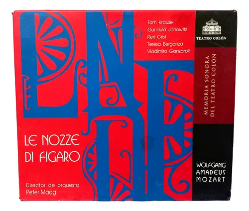 Le Nozze Di Figaro 3 CD Box Set - Teresa Berganza - Live at Teatro Colon - Remastered Opera Collection