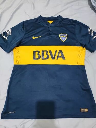 Nike Boca Juniors 2014/15 Home Jersey - Game Fabric, Authentic GAGO #5