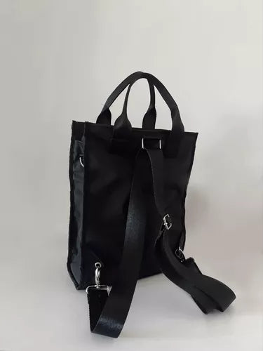 Mate Justo - Unisex Nylon Matero Bag with Adjustable Strap, Waterproof, 36x28x11 cm