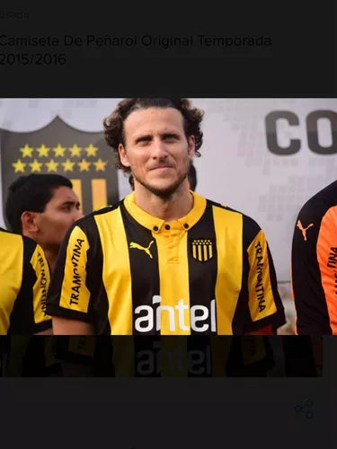 Puma Peñarol Official Diego Forlán T-Shirt - Authentic Collectible from 2016