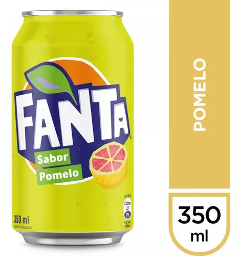 Fanta Grapefruit Soda Can, 350 ml / 11.83 oz