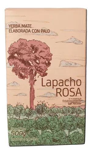 Lapacho Rose Traditional Yerba Mate 500 g / 1.1 lb - Elevate Your Tea Experience!