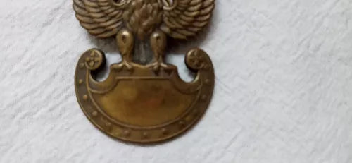 Medalla Insignia Gorra Ejército Polonia 2 Guerra Mundial Águila Buen Estado