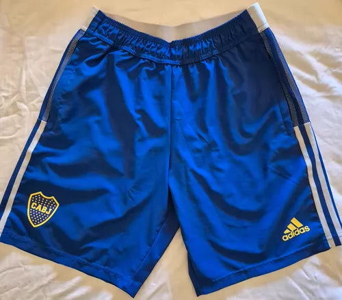 Adidas Boca Juniors Bermuda 2022 - Aeroready Fabric, Medium Size, Comfortable Fit