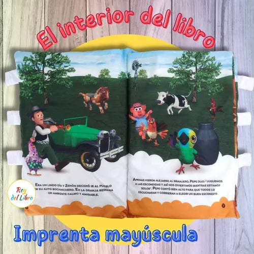 La Granja de Zenón Pillow Book - Officially Licensed - Perfect for Babies and Kids