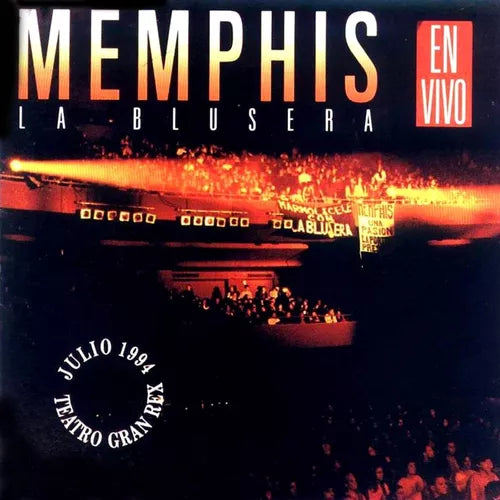 Live - July 1994 TEATRO GR: Memphis La Blusera, Rock and Blues Vinyl Collection