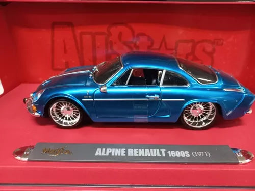 Maisto Renault Alpine 1600S Custom 1971 Model Car - 1:18 Scale Diecast Collectible - Metal & Plastic