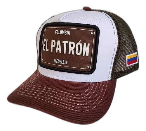 Gorra Pablo Escobar Colombia El Patron Hat - Authentic Colombian Souvenir