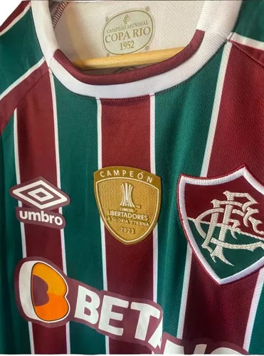 Umbro Fluminense 23/24 Jersey - Marcelo #12 - Copa Libertadores Patches