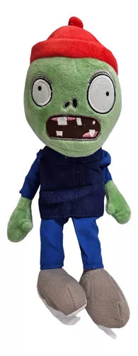 Plants vs Zombies Plush: Chinese Zombie with Hat | 100% Polar | Video Game Merchandise