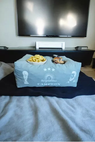 Almohada Matera Cervecera Picada Merienda Argentina Campeon 4 Compartimentos