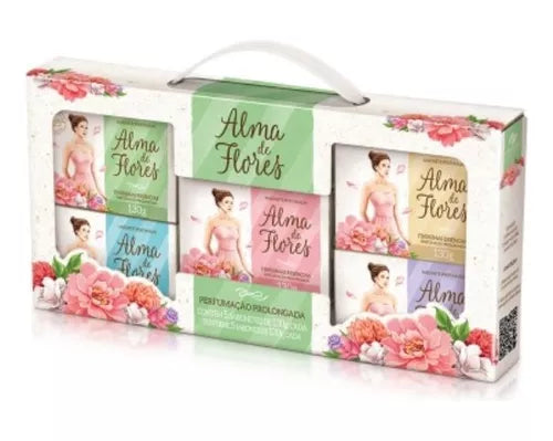 Alma de Flores Soap Pack - Luxurious Scent and Skin Care (5 count)