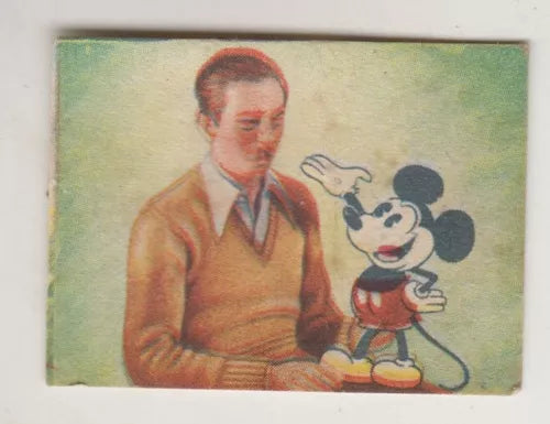 Disney 1948 Card - Walt Disney & Mickey Mouse