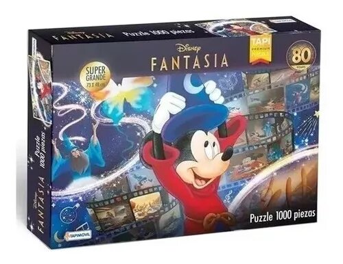 Tapimovil Disney Fantasia 1000-Piece Mickey Puzzle - Ideal for All Ages