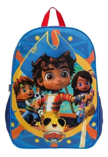 DMW Santiago Kids Backpack Set – 18L School Backpack + Lunchbox + Pencil Case, Boys, 42cm