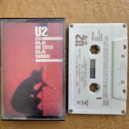 U2 National Cassette - Under a Blood Red Sky