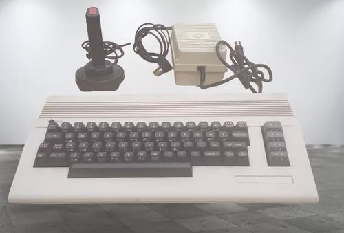 Commodore 64 C PC with Power Supply and Joystick - Excellent Condition, Vintage Collectible