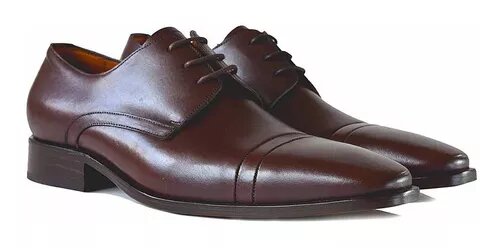 Briganti Men's Leather Dress Shoes with Leather Sole