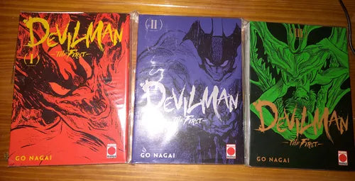 Devilman The First Volumes 1-3 Complete Set - Go Nagai - Spanish Edition - Panini España