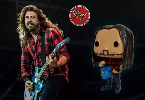 Dave Grohl Foo Fighter Custom Rock Artist 3D Collectible Figure Funko Pop Style