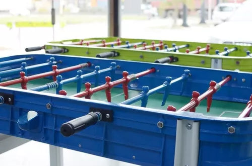 Deportes Brienza Premium Football Table Metegol - Ultimate Fun with Aluminum Players and Included Balls