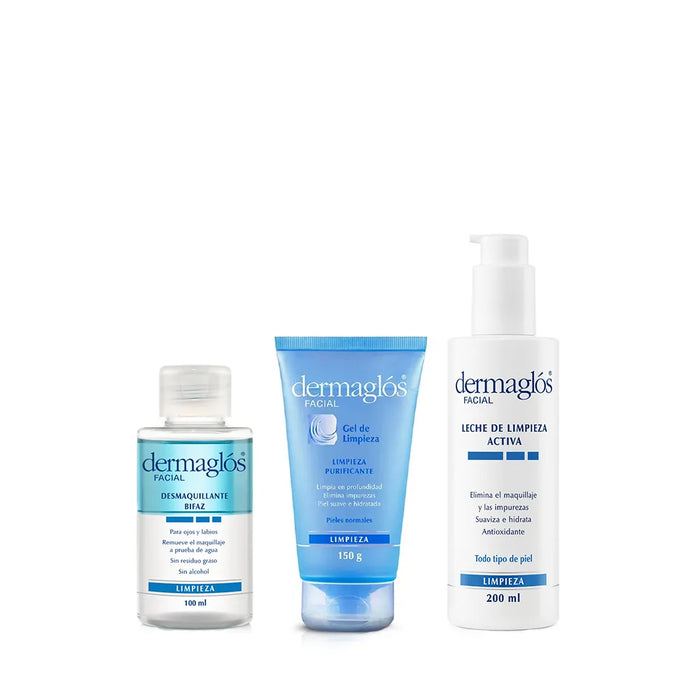 Dermaglós Double Facial Cleansing Combo - Complete Skincare Solution