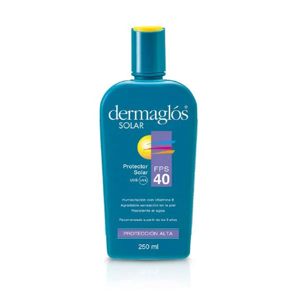 Dermaglós Emulsion Sunscreen SPF 40 - Hydrates and Nourishes Sensitive Skin, Gluten - Free