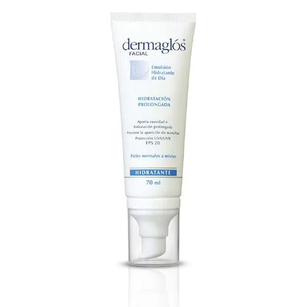 Dermaglós Facial Emulsion for Normal to Combination Skin - Deep Hydration for Soft & Luminous Skin
