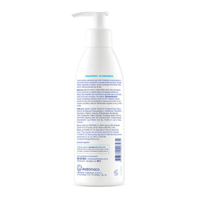 Dermaglós Hydrating  Emulsion 300 ml with Vitamin E & A - Skin Nourishment & Protection