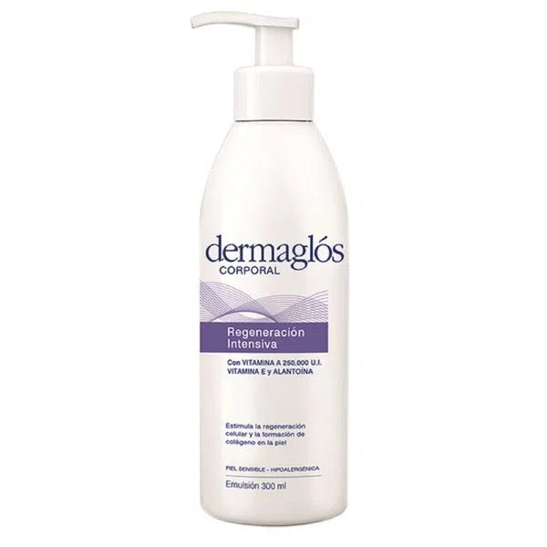 Dermaglós Regeneration Experience Skin Renewal: Vitamin A Enriched for Cellular Repair, Deep Hydration, and Skin Softness - 300 ml