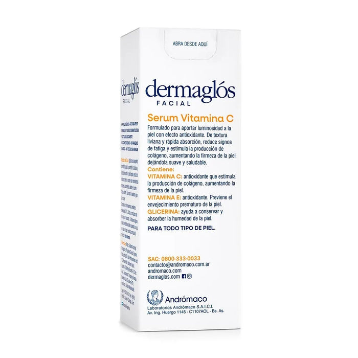 Dermaglós Vitamin C Facial Serum - Illuminate, Revitalize, and Nourish Your Skin - 25ml