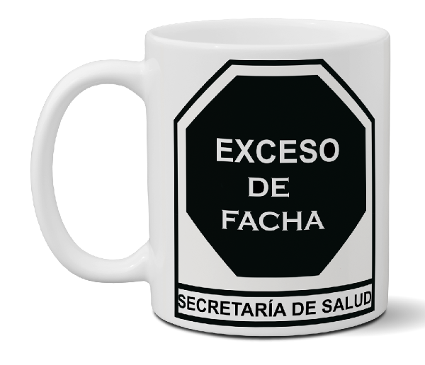 Devansha Funny Memes Mug ''Exceso De Facha'': Add a Smile to Your Day with This Unique Cup