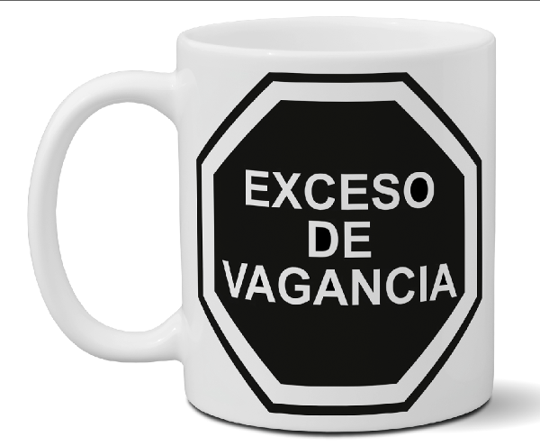 Devansha Funny Memes Mug ''Exceso De Vagancia'': Add a Smile to Your Day with This Unique Cup