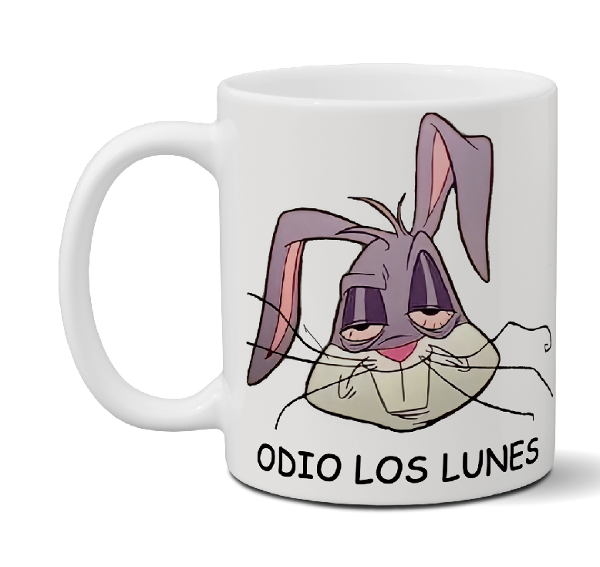 Devansha Funny Memes Mug ''Odio Los Lunes'': Add a Smile to Your Day with This Unique Cup