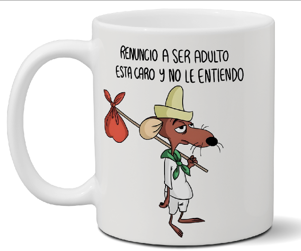 Devansha Funny Memes Mug ''Renuncio A Ser Adulto'': Add a Smile to Your Day with This Unique Cup