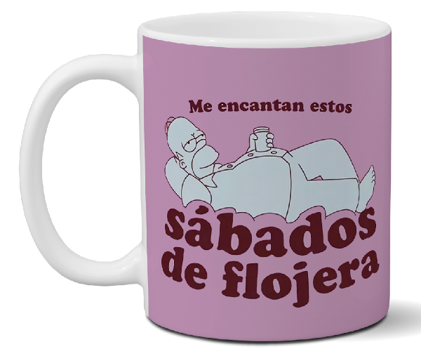 Devansha Funny Memes Mug ''Sabados De Flojera'': Add a Smile to Your Day with This Unique Cup