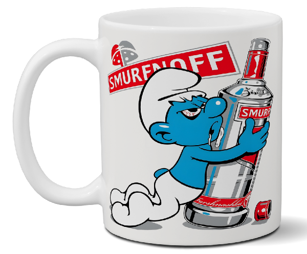 Devansha Funny Memes Mug ''Smirnoff'': Add a Smile to Your Day with This Unique Cup