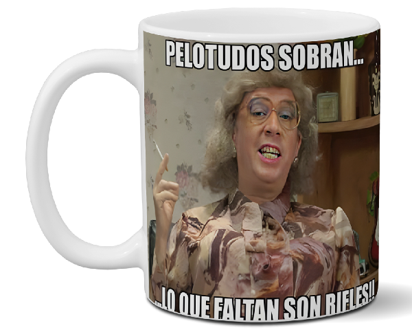 Devansha Funny Peter Capusotto Memes Mug ''Violencia Rivas'': Add a Smile to Your Day with This Unique Cup