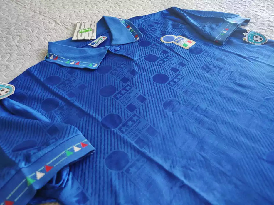 Diadora Italia Retro 1994 World Cup Jersey - Baggio 10 - Unprinted or With Iconic Player Print