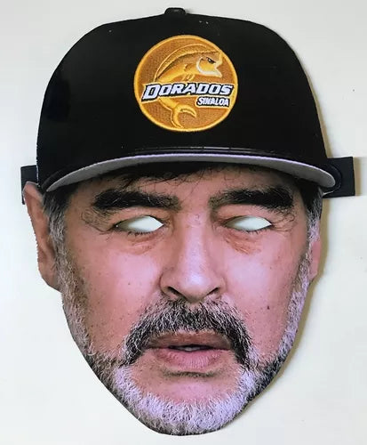 Diego Maradona Coach No. 10 Mask - Party Fiesta Selfie Costume