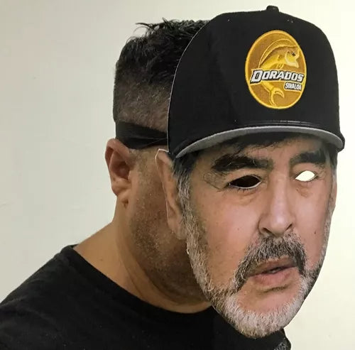 Diego Maradona Coach No. 10 Mask - Party Fiesta Selfie Costume