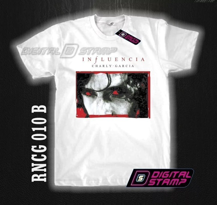 Digital Stamp - Remera Charly García RNCG 010 - Premium Quality Cotton T-Shirt for Fans - 100% Cotton