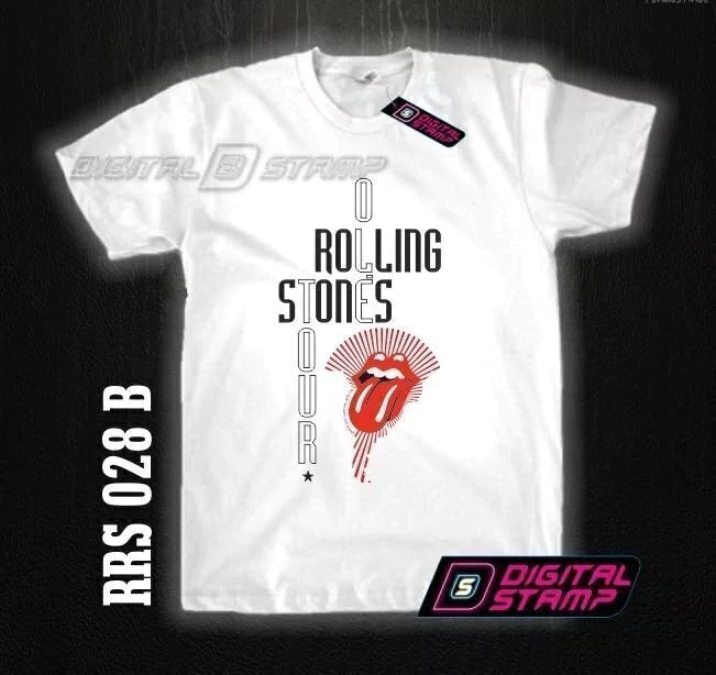 Digital Stamp - Remera Rolling Stones Olé Tour RRS 028 - Premium Quality 100% Cotton Tee