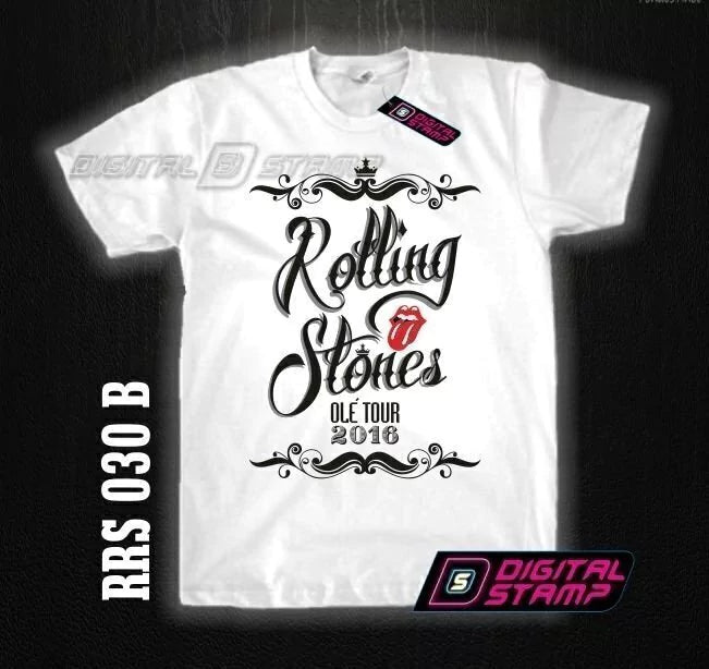 Digital Stamp - Remeras Rolling Stones Olé Tour RRS 030 - Premium 100% Cotton Tees