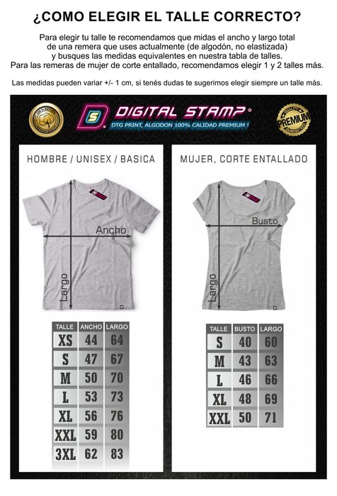 Digital Stamp RRS 031 Rolling Stones Olé Tour Premium Quality Cotton T-Shirt - Exclusive Design - Remera Rolling Stones Olé Tour RRS 031