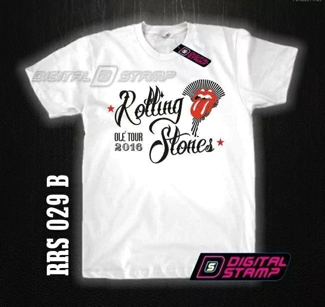 Digital Stamp Remera Rolling Stones Olé Tour RRS 029 - Premium Quality Tee