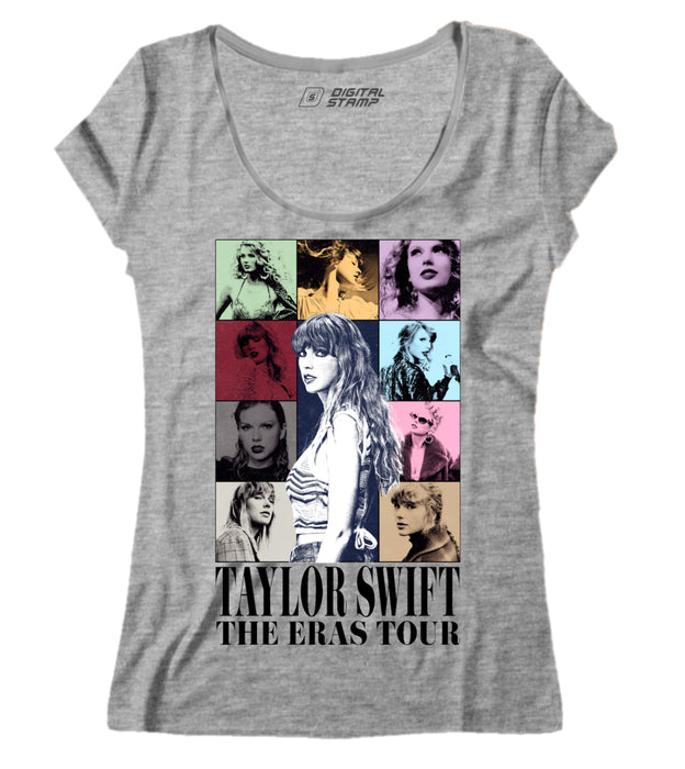 Taylor Swift Women's The Eras Tour 02 Premium Quality Cotton T-shirt - 100% Cotton Tees - Remera Taylor Swift The Eras Tour 02 Mujer
