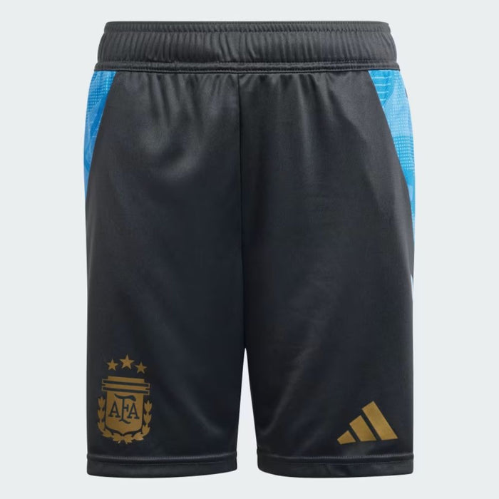 Adidas Kids Argentina Training Shorts - Black 24 3 Stars - Official Selection Gear Shorts de Entrenamiento Argentina Afa 3 Estrellas