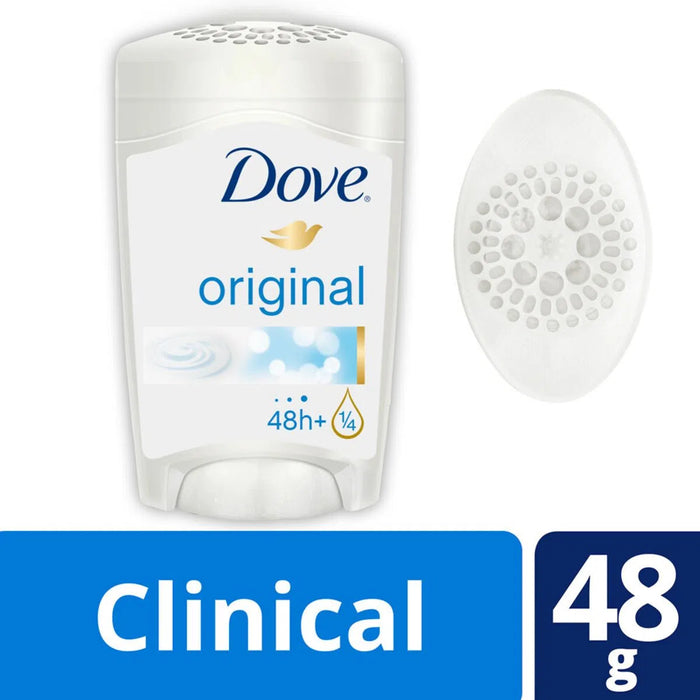 Dove Clinical Antitranspirante com Creme Hidratante Desodorante Stick 96 horas de proteção, 48 g / 1,69 oz 